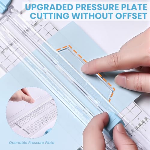 OFIFO® 4-in-1 Paper Cutter and Trimmer with Straight, Wave, Dotted & Crease Blades, Precision Craft Cutting Tool for Scrapbooking, Card Making & DIY Projects - Image 3