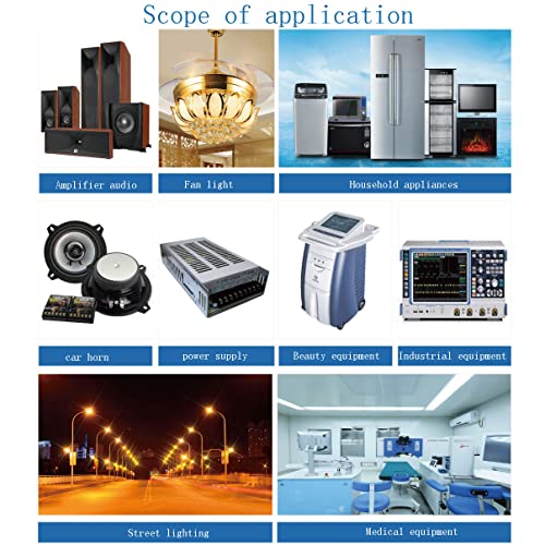 MEETOOT 5 قطع مقسم تردد الصوت سعة محورية MKTA-E 4.7J100V مكثف فيلم بولي بروبيلين لمضخم الصوت، المقسم، مصباح المروحة، الأجهزة المنزلية، مكبرات الصوت في السيارة - Image 3