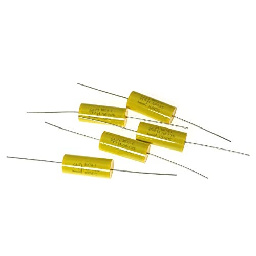 MEETOOT 5 قطع مقسم تردد الصوت سعة محورية MKTA-E 4.7J100V مكثف فيلم بولي بروبيلين لمضخم الصوت، المقسم، مصباح المروحة، الأجهزة المنزلية، مكبرات الصوت في السيارة - Image 5