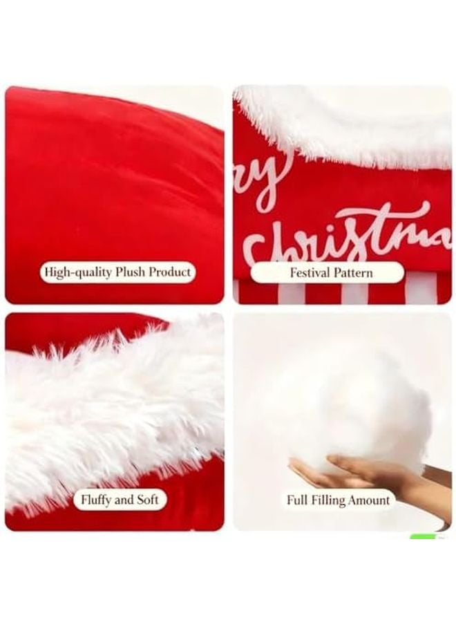 Festive Red Sleigh Dog Bed Plush Cozy Washable Pet Sofa For Small Medium Large Pets - Image 5