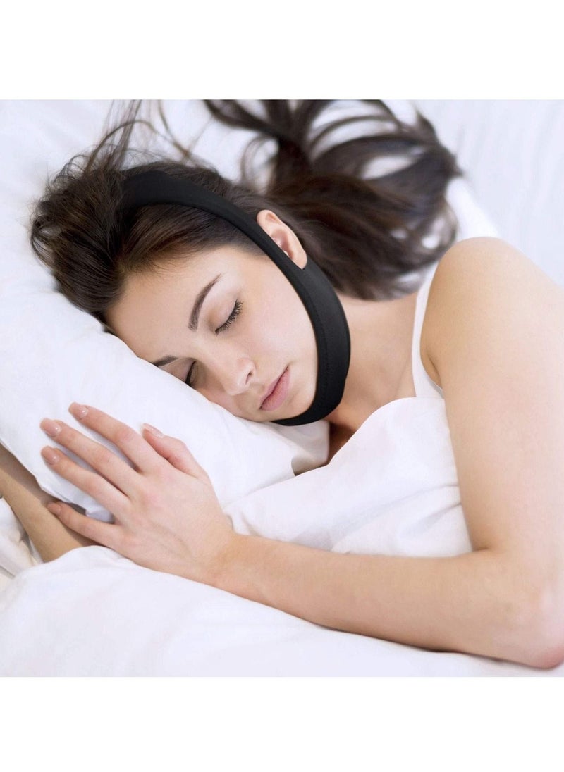 SYOSI - Stop Snoring Anti Snore Devices Comfortable Anti Snoring Chin Strap Stop Snoring Aids for Men Women - Image 1