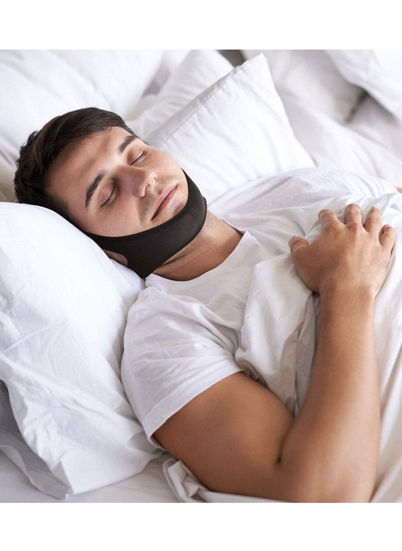SYOSI - Stop Snoring Anti Snore Devices Comfortable Anti Snoring Chin Strap Stop Snoring Aids for Men Women - Image 1