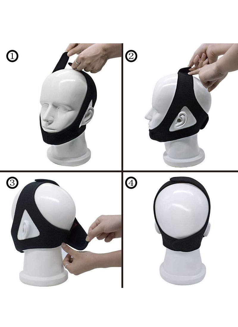 SYOSI - Stop Snoring Anti Snore Devices Comfortable Anti Snoring Chin Strap Stop Snoring Aids for Men Women - Image 1