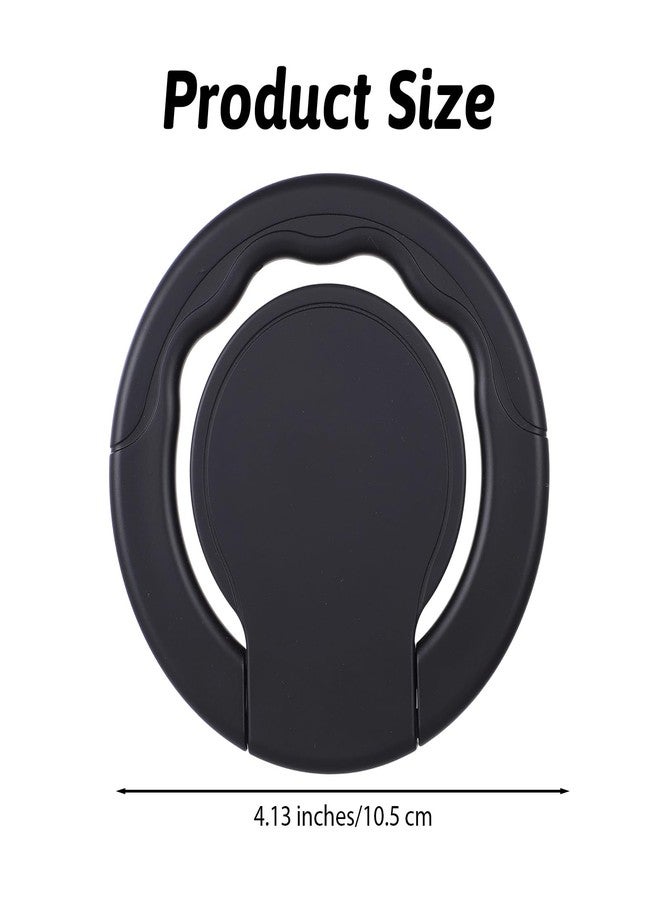 Hpmjz Tablet Stand with Hand Strap Universal Tablet Hand Strap Holder 360 Degree Rotating Sticky Tablets Stand Loop Fastening Handle Grip with Adjustable Length for All 7-11" Tablets (Ring Shape) - Image 2