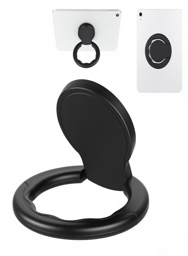 Hpmjz Tablet Stand with Hand Strap Universal Tablet Hand Strap Holder 360 Degree Rotating Sticky Tablets Stand Loop Fastening Handle Grip with Adjustable Length for All 7-11" Tablets (Ring Shape) - Image 1