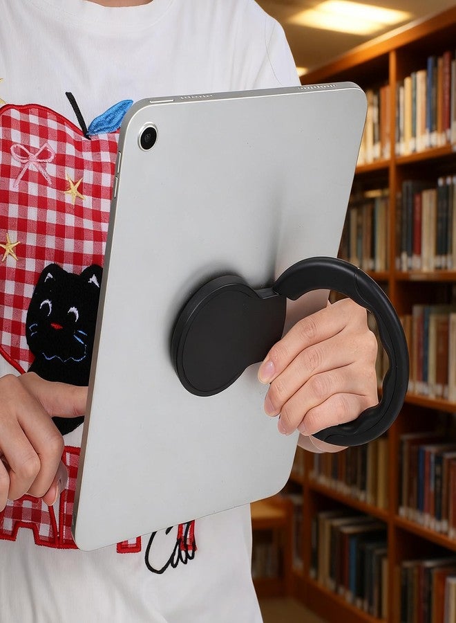 Hpmjz Tablet Stand with Hand Strap Universal Tablet Hand Strap Holder 360 Degree Rotating Sticky Tablets Stand Loop Fastening Handle Grip with Adjustable Length for All 7-11" Tablets (Ring Shape) - Image 5