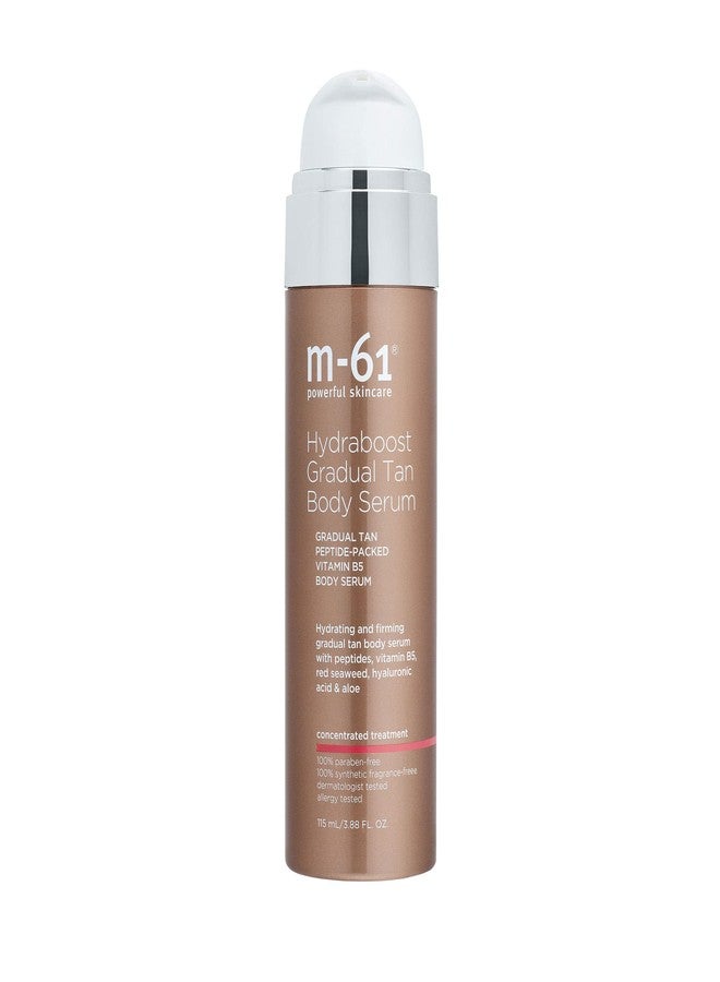 M-61 Hydraboost Gradual Tan Body Serum - Hydrating and firming gradual tan body serum with peptides, vitamin B5, red seaweed, hyaluronic acid & aloe - Image 1