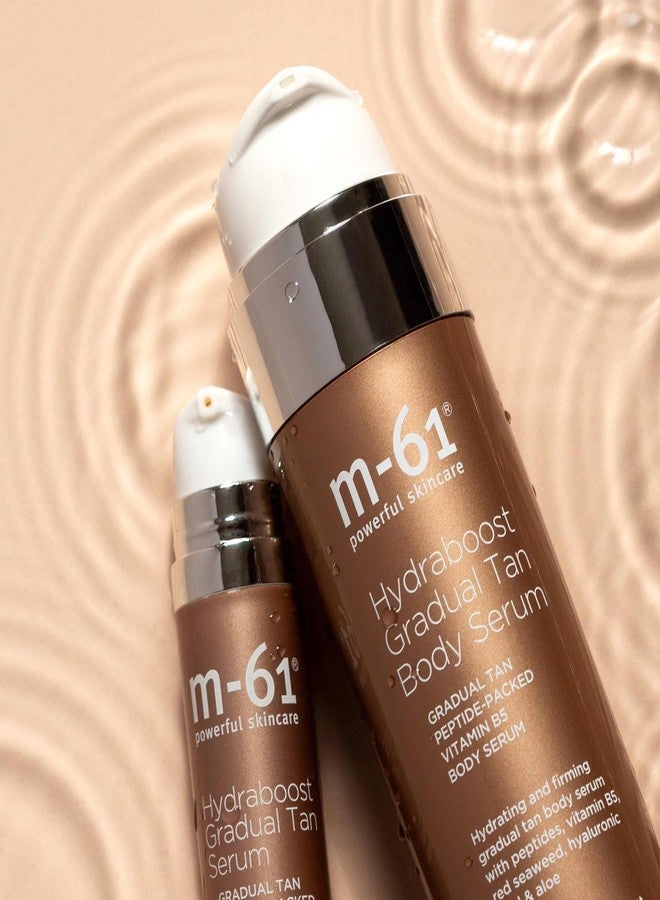 M-61 Hydraboost Gradual Tan Body Serum - Hydrating and firming gradual tan body serum with peptides, vitamin B5, red seaweed, hyaluronic acid & aloe - Image 5