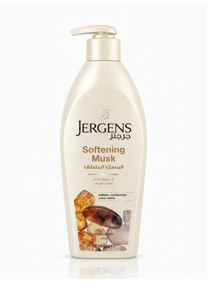 Jergens Softening Musk With Vitamin E Softens - Moisturizes 400 ML - Image 1