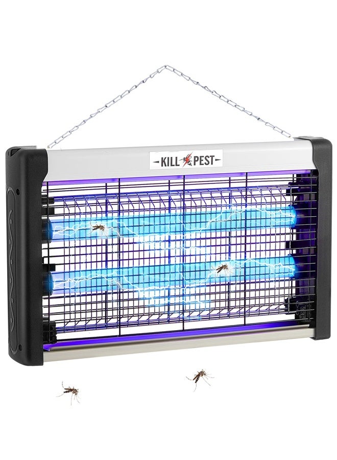 Electric Bug Zapper Summer Indoor Electric Bug Zapper 20W Purple UV Light Fruit Flies Mosquito Killer Lamp Insect Killer Plug in Fly Trap for Home Outdoor  - Image 1