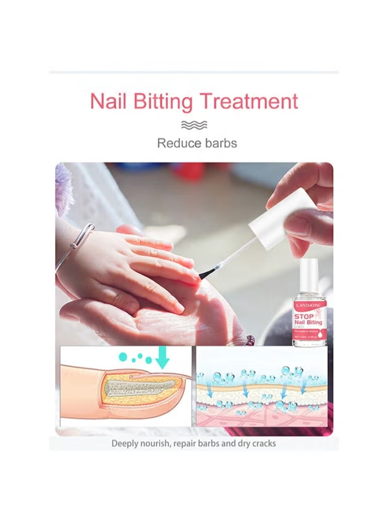 Lanthome Nail Biting Treatment for Kids, Natural Thumb Sucking Pain Relief for Kids, Bitters, Plant Extracts (15ml) - Image 4