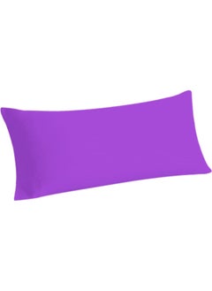 سيجنولا أغطية وسائد Signoola Basics خفيفة الوزن فائقة النعومة وسهلة العناية من الألياف الدقيقة، عبوة من قطعة واحدة، 50 × 170 سم، لون أرجواني، الوسائد غير متضمنة.  - Image 1
