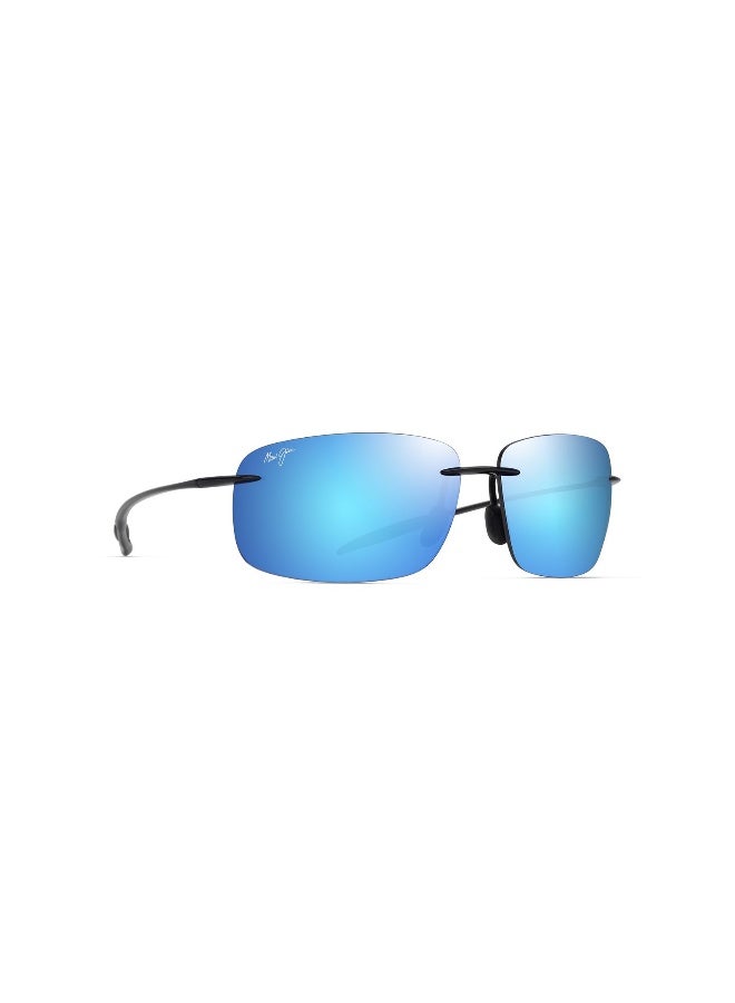 MAUI JIM Breakwall B422 02 Men's Rimless Rectangular Polarized Sunglasses - Image 1