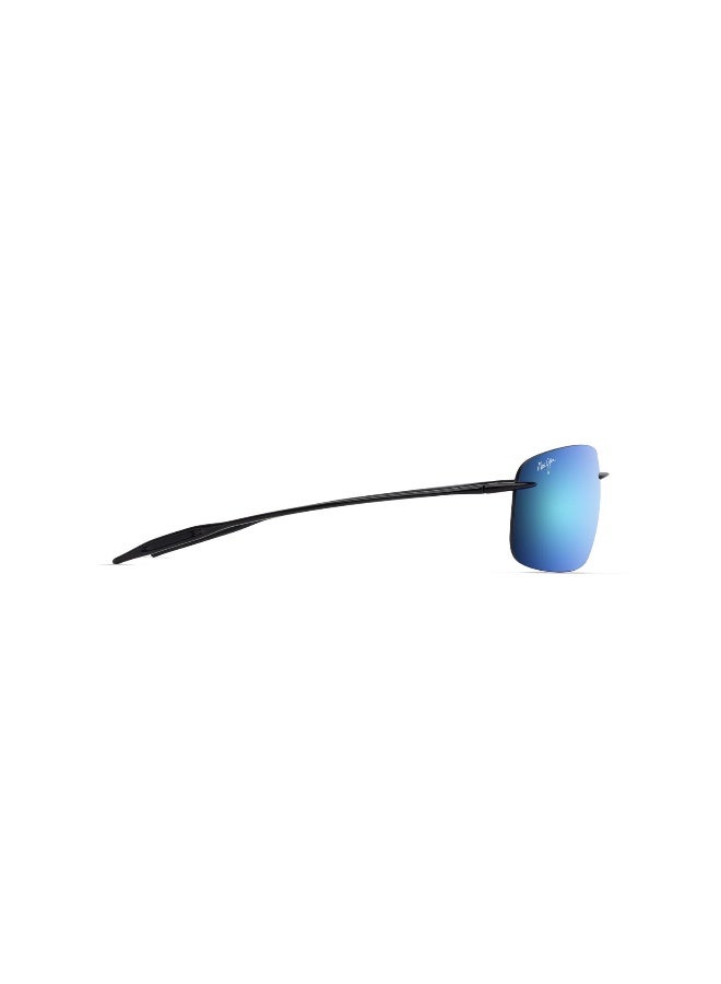 MAUI JIM Breakwall B422 02 Men's Rimless Rectangular Polarized Sunglasses - Image 3