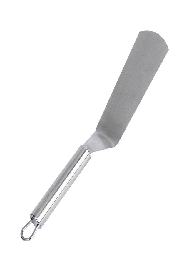 ريستورنت وير ملعقة تقليب من الفولاذ المقاوم للصدأ مقاس 11 بوصة من ريستورانت وير - ملعقة مطبخ ألمانية قياسية بمقبض مريح، مقاومة للحرارة - ملعقة فولاذية شديدة التحمل لتقليب البرغر والبيض واللحوم - Image 2