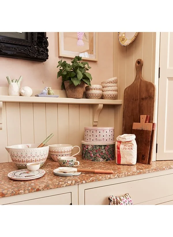 كاث كيدستون Cath Kidston Painted Table Ceramic Mixing Bowl 23Cm