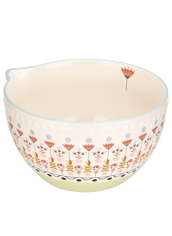 كاث كيدستون Cath Kidston Painted Table Ceramic Mixing Bowl 23Cm