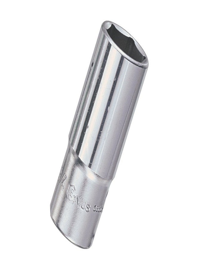 Genius Tools 386322 3/8" Dr. 11/16" Deep Hand Socket