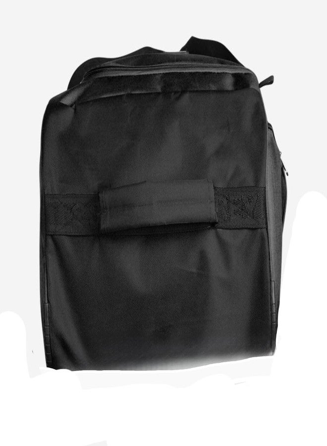 SWAGSWANK Cricket Kit Bag, 75 x 30 x 30 cm, Polyester, Water-Resistant, 60L Capacity, Adjustable Shoulder Straps (Black) - Image 4