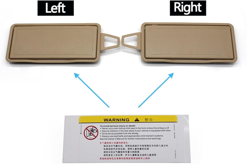 Wivplex W220 Car Sun Visor Mirror Cover for Benz S Class - Image 4