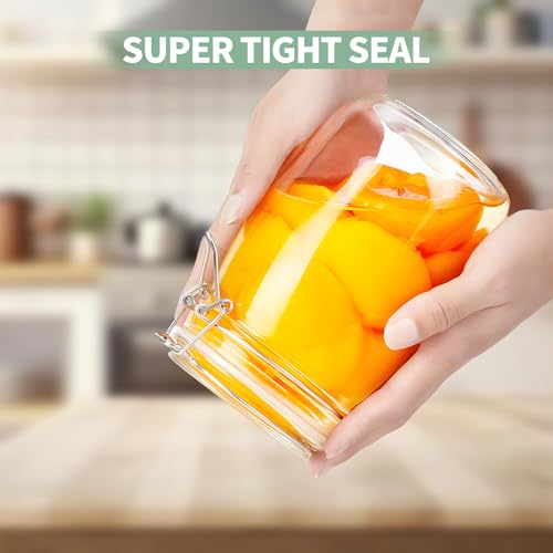 Amzlysdok 8PCS Rubber Seals for Glass Jars, Airtight Silicone Replacement Gasket,Food-Grade Silicone Gaskets(3.75" Diameter,Fits Mason Jars),Leakproof, Airtight Rings for Food Storage,Canning(8 colors) - Image 2