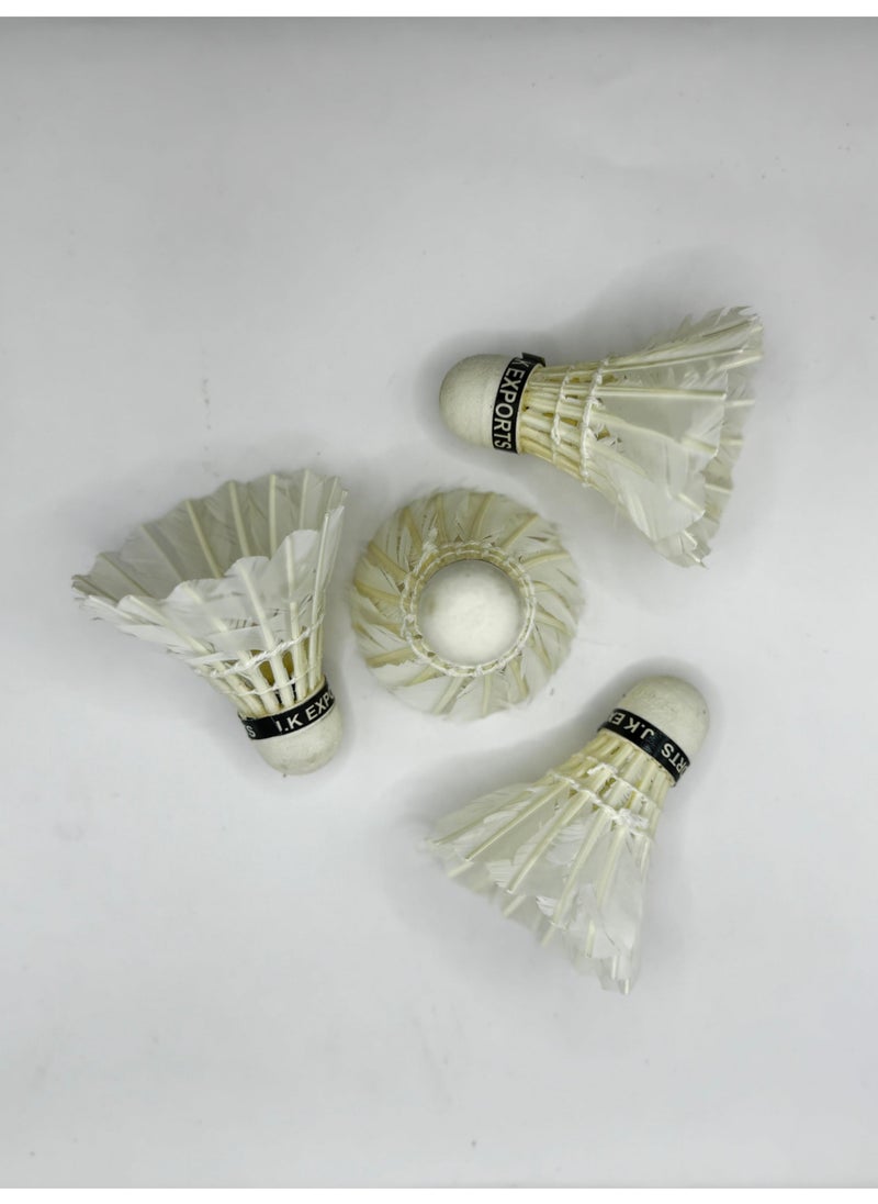 Generic Premium Goose Feather Badminton Shuttlecocks – High-Speed Durable Birdies for Indoor & Outdoor Training, Practice, and Matches – Stable Flight & Long-Lasting for Recreational and Professional Use  - Image 3