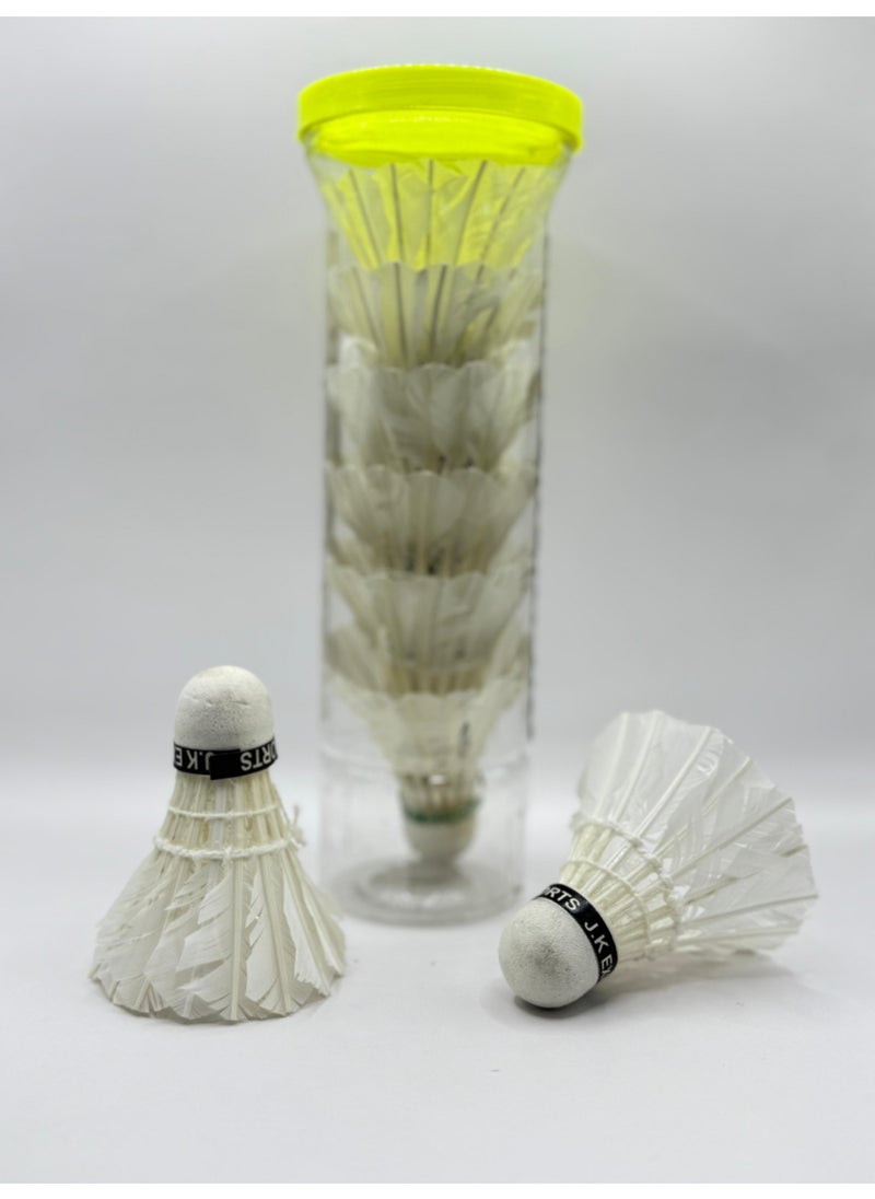 Generic Premium Goose Feather Badminton Shuttlecocks – High-Speed Durable Birdies for Indoor & Outdoor Training, Practice, and Matches – Stable Flight & Long-Lasting for Recreational and Professional Use  - Image 5