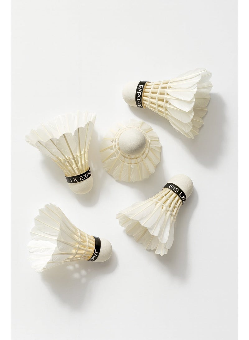 Wish Premium Goose Feather Badminton Shuttlecocks – High-Speed Durable Birdies for Indoor & Outdoor Training, Practice, and Matches – Stable Flight & Long-Lasting for Recreational and Professional Use - Image 2