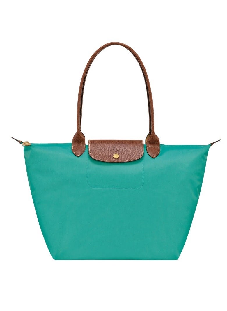 women's large handbag, handbag, shoulder bag, turquoise blue classic