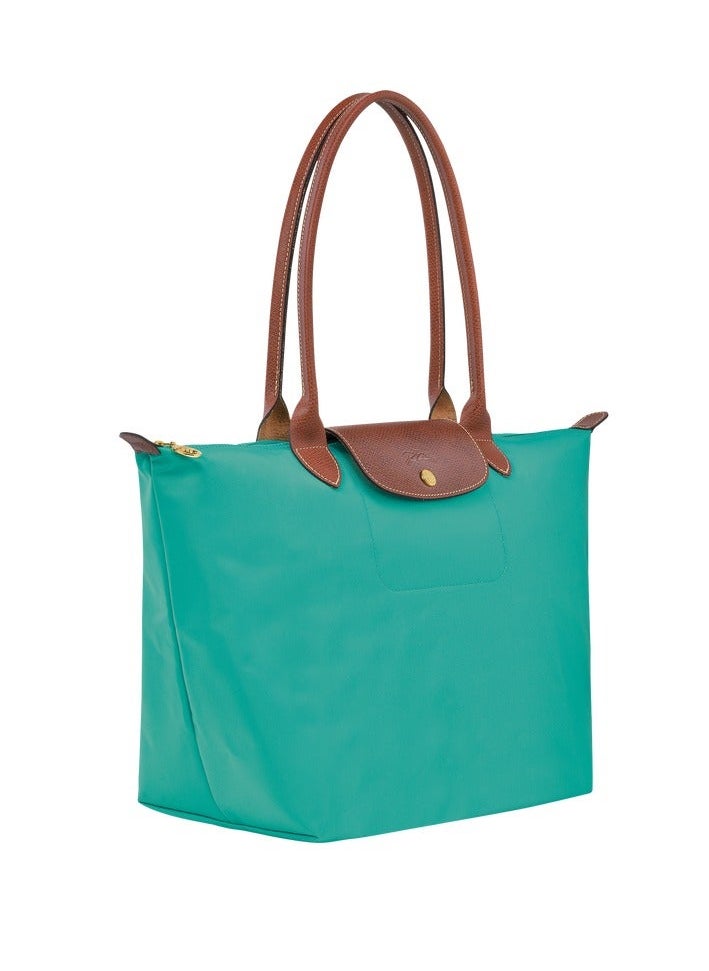 women's large handbag, handbag, shoulder bag, turquoise blue classic