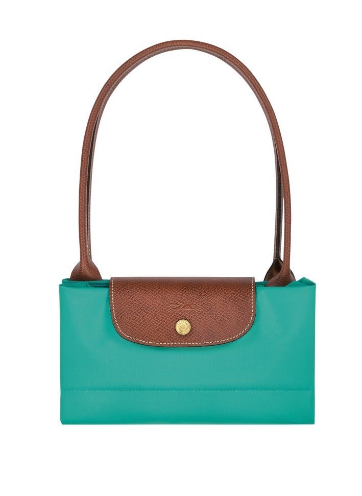 women's large handbag, handbag, shoulder bag, turquoise blue classic