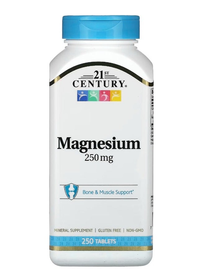 21st Century Magnesium 250 mg 250 Tablets - Image 1