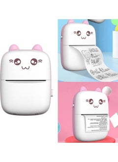 Qasul Portable Mini Pocket Printer Bluetooth Connected Compatible with Phone Computer and Tablet  - Image 2