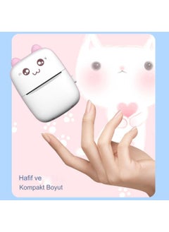 Qasul Portable Mini Pocket Printer Bluetooth Connected Compatible with Phone Computer and Tablet  - Image 4