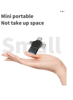 Bukela USB OTG Adapter Lightning Male to USB A Female Data Sync Compatible for Samsung for IPhone15 Ipad Pro Air Mini 14 13 12 11 Pro Card Reader, Mouse, Keyboard, Flash Drive Android Micro USB C Type-C  - Image 2