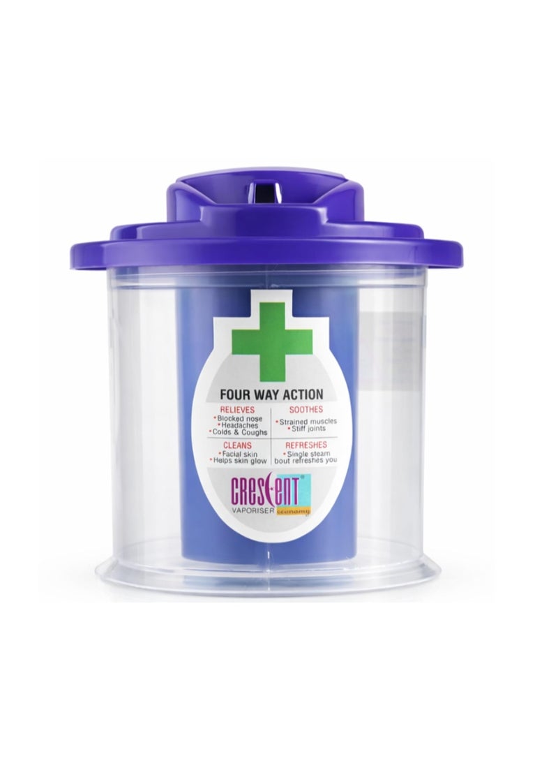 كريسنت جهاز تبخير كريسنت لتخفيف نزلات البرد والسعال – جهاز تبخير للوجه وجهاز استنشاق البخار - Image 2