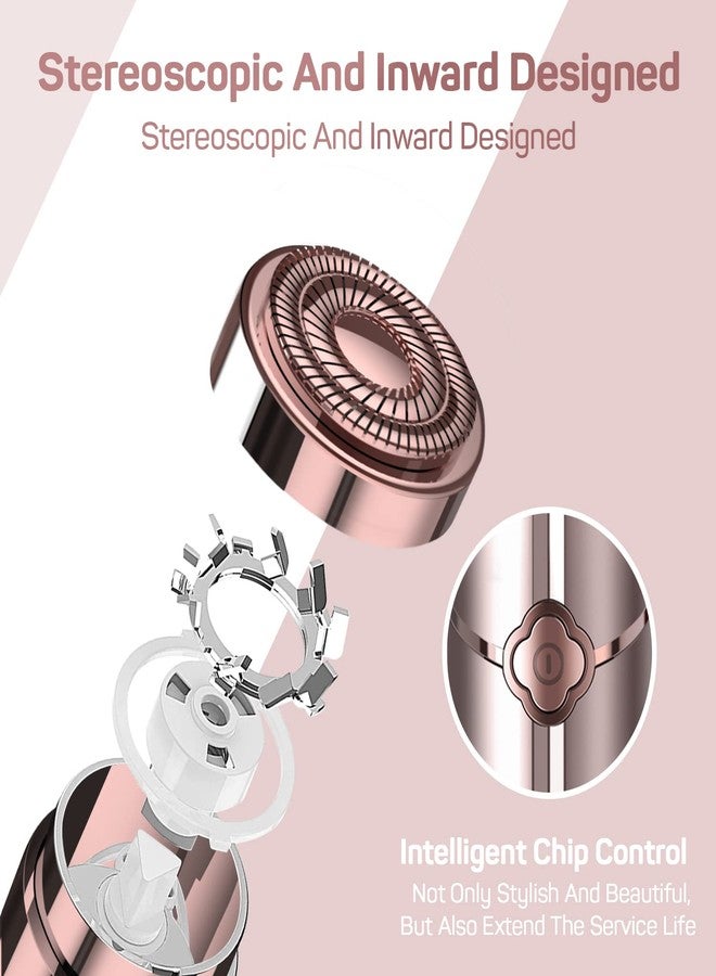 جوريلاتكس جهاز إزالة شعر الوجه للنساء، قابل لإعادة الشحن، غير مؤلم، لإزالة شعر الوجه والشفة والذقن، مع حقيبة مخملية. - Image 3