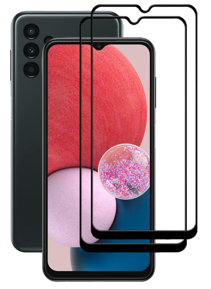 ACLIX 2 Pieces Antistatic ESD Dustproof Premium Quality High Definition Tempered Glass Screen Protector Designed For Samsung Galaxy A13 - Image 1