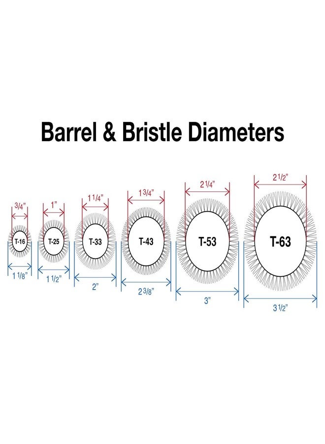 Olivia Garden ProThermal Anti-Static Round Hair Brush T-16 (3/4") - Image 5