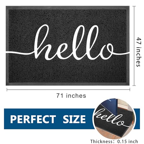 EARTHALL Funny Welcome Mats Outside/Inside 71"x47", Front Door Mat Outdoor Entrance, Indoor Outdoor Mats for Home Entrance, Funny Doormat Outside/Inside Entry, Front Porch Decor for Farmhouse - Image 3