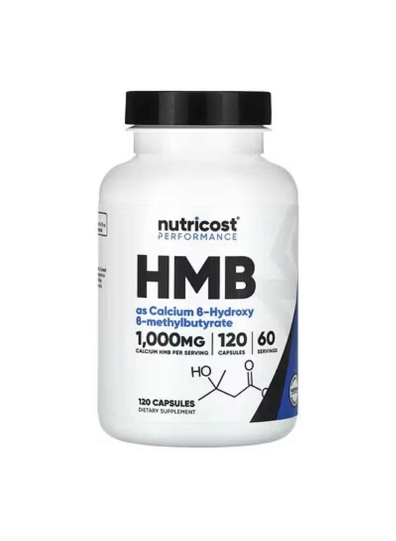 Performance, HMB, 120 Capsules (500 mg per Capsule)