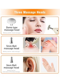 Ru syanl Electronic Acupuncture Pen - Meridian Pen Find Acupoints Automatically with 3 Massage Heads Rechargeable  - Image 4