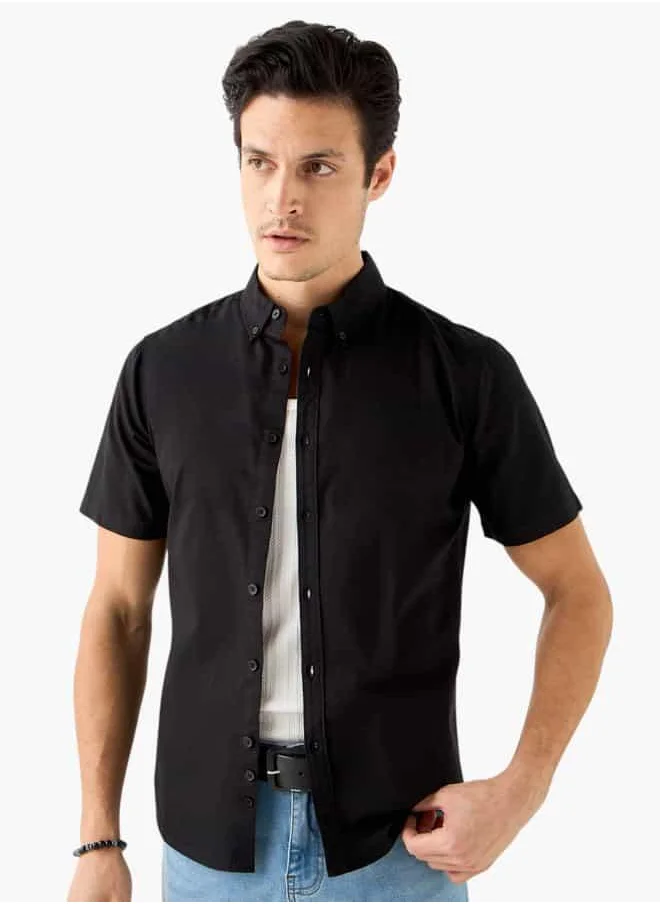 فاف Regular Fit Shirt with Short Sleeves