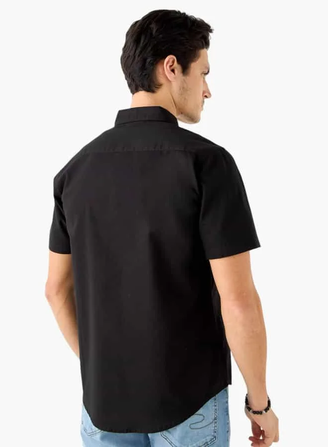 Splash FAV Regular Fit Shirt with Short Sleeves