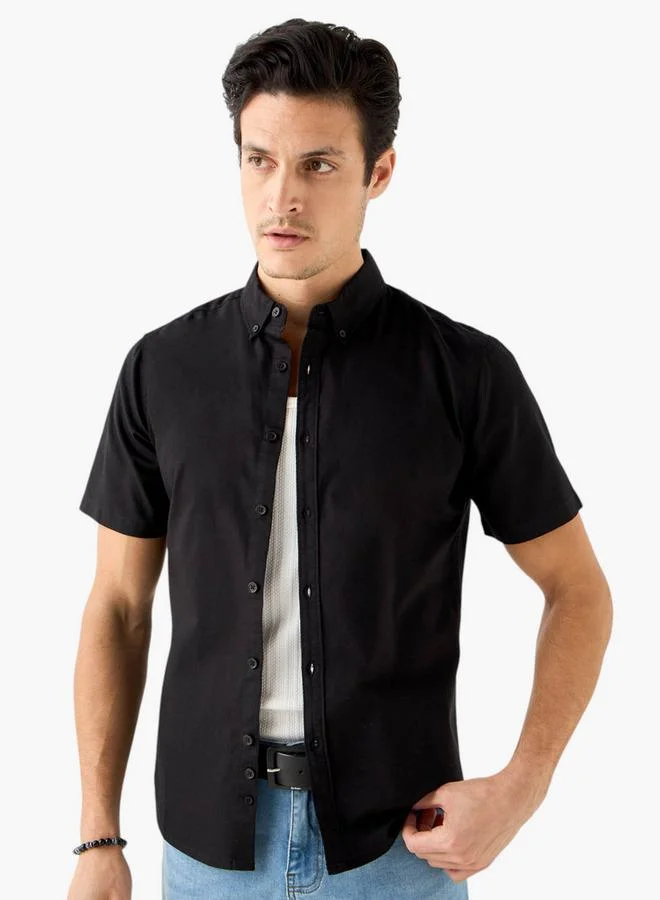 Splash FAV Regular Fit Shirt with Short Sleeves