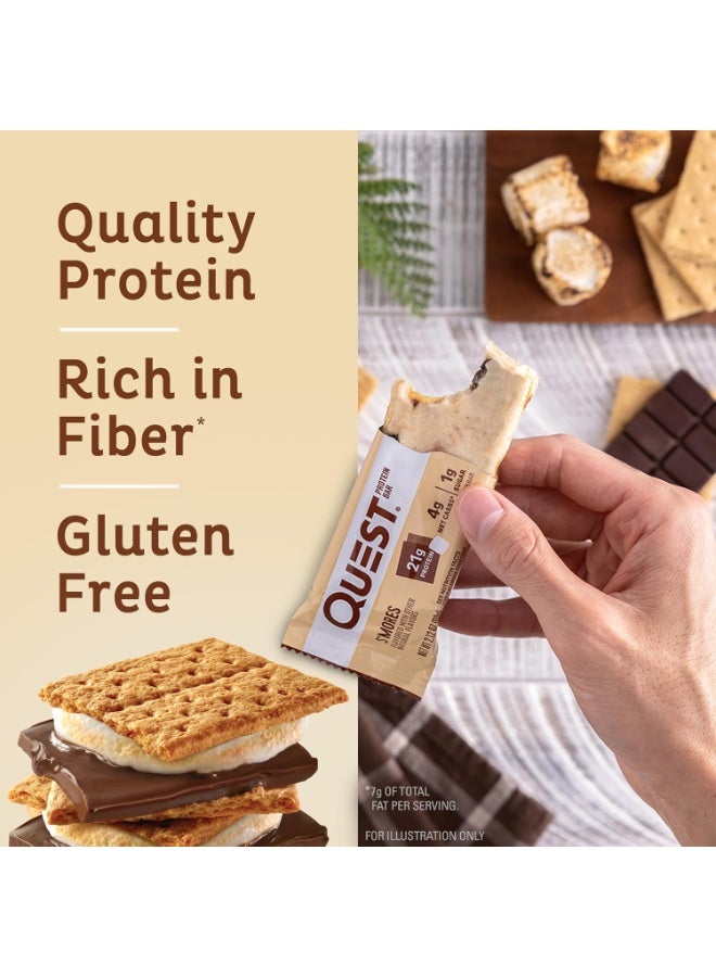 Quest Protein Bar S'mores 60g Pack of 12 - Image 5