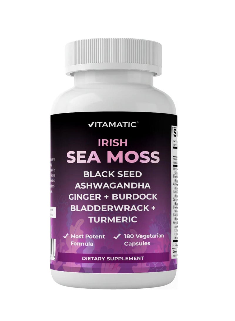 Irish Sea Moss 180 Vegetarian Capsules