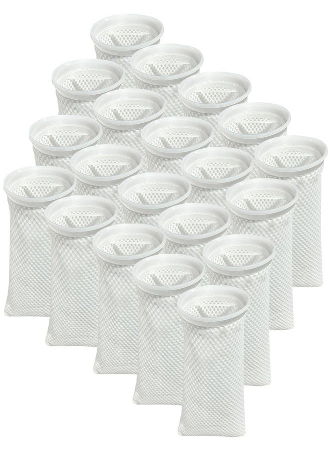 beaufan 7 Inch 20 Pack 150 Micron Honeycomb Filter Socks for Fish Tank, Aquarium Filter Sock 3D Honeycomb Design Filter Sock, Aquarium Filter Bags for Saltwater - Image 1