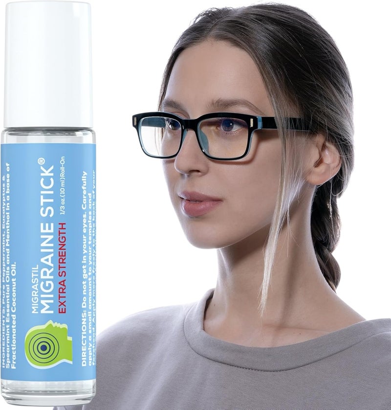 Basic Vigor Migrastil Extra Strength Migraine Stick and Migraspecs Glasses Bundle - Image 1