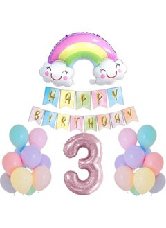 Best Party 3 Year Old Smiley Rainbow Pink Number Foil Balloon Set - pzsku/ZE161934B677769F8478EZ/45/_/1737354369/cea67351-9272-4364-b92c-c1692796545a